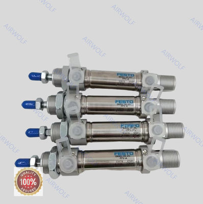 Lightweight ISO6432 Mini Stainless Steel 0.15-1 MPa DSNU ATEX-certified Pneumatic Cylinder 196045 559327 DSNU-63-50-PPS-A