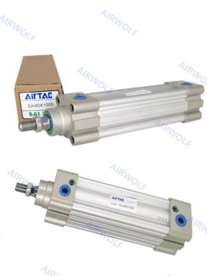 AIRTAC ISO15552 Aluminum Standard Cylinder Double Acting SAI SAID SAIJ Bore 32mm To 200mm Stroke 10mm To 2000mm SAI80X150S SAID200X400S