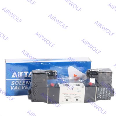 4V210-06/08, 4V220-06/08 AIRTAC 4V200 Series 5/2 way Electric Solenoid Valve 1/8" 1/4"
