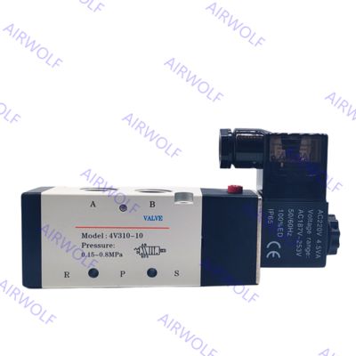 4V310-08/10, 4V320-08/10 AIRTAC 4V300 Series 5/2 way Electric Solenoid Valve 1/4", 3/8"