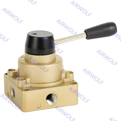 HV-02, HV-03, HV-04, HV400-02, HV400-03, HV400-04 Sunrise Nielsen HV Series 4/3 way Hand Rotary Valve 1/4", 3/8", 1/2"