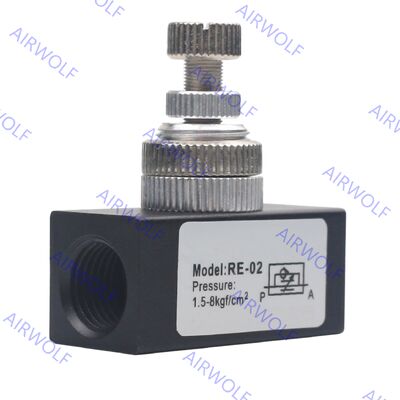RE-01, RE-02, RE-03, RE-04 Sunrise RE Series One-way Flow Control Valve 1/8", 1/4", 3/8", 1/2"