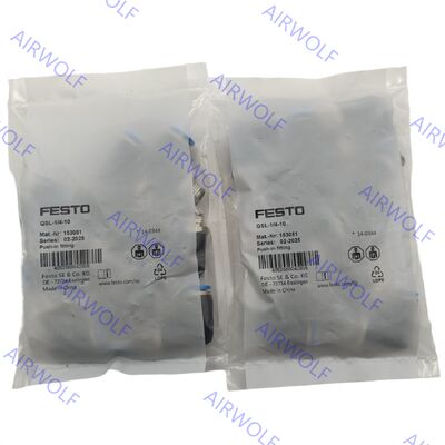 Festo QSL-1/4-10 QSL-1/4-10-50 QSL-1/4-12 QSL-1/4-12-20 QSL Series L-shape Push-in fitting