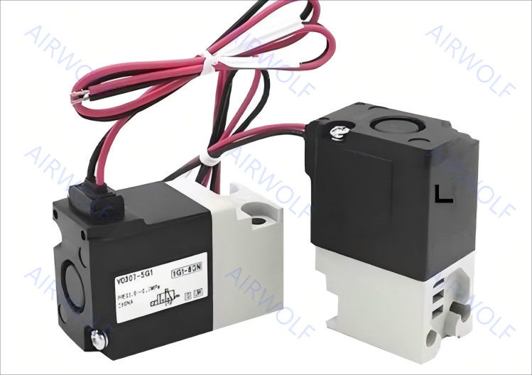 SMC 3 Port VT307 VO307 1/8" 1/4"  AC220V Direct Operated Poppet Type Solenoid Valve