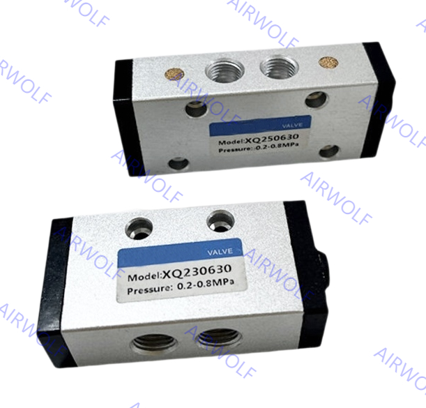 XQ Series Aluminum Pneumatic Air Operated Valve with NBR Seal for 3/2way and 5/2way Control in Dry Compressed Air Systems