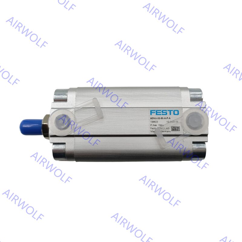 Festo ADVU-12-5-P-A ADVU-12-5-A-P-A,-10,15,-20,-25,-30,-40 Double-Acting Compact Cylinder