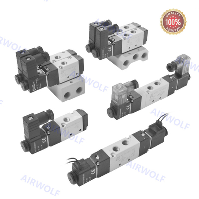 5/2 Yollu 3/2 Yollu Mindman Alüminyum DC24V AC220V Piston Makaralı Valfler MVSC-180-4E1 MVSC-180-4E2 MVSC-180-4E2-DC24-L