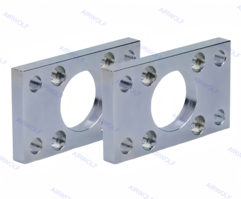 Parker ISO15552 Pnömatik Silindir Flanş MF1 MF2 32-200mm Çukur Boyutu